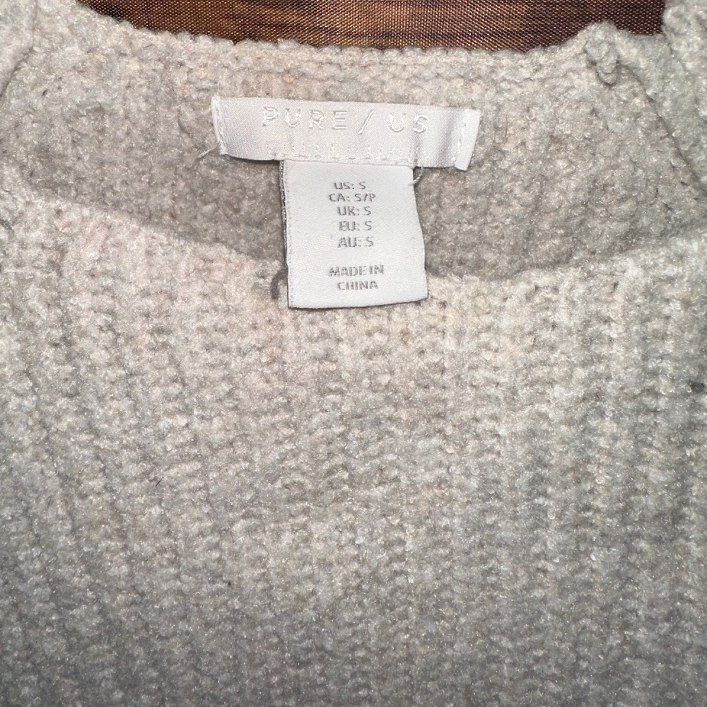 Soft cream sweater